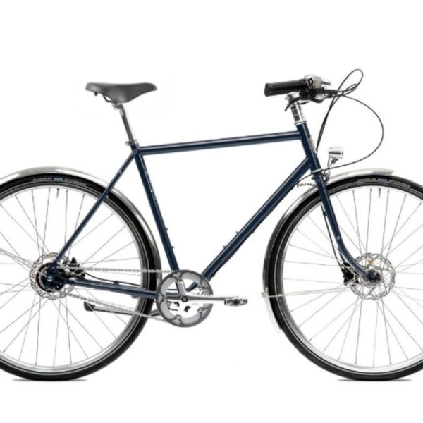 Pelago – Hanko Commuter – Alfine 8 – Høj Indstigning - Metallic Blue