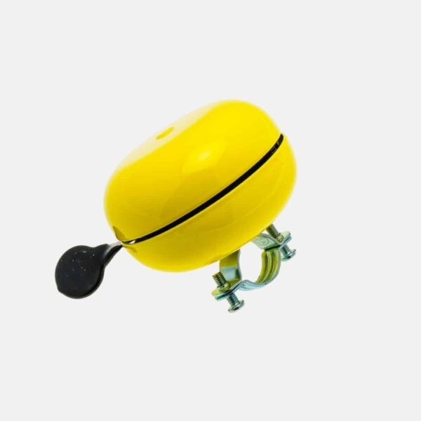 Ringeklokke til Christiania Bikes i gul