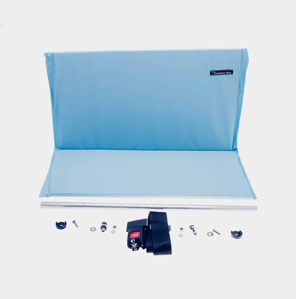 Sæde med hoftesele forskellige modeller blå