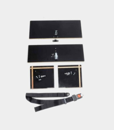 Træbænk med hoftesele