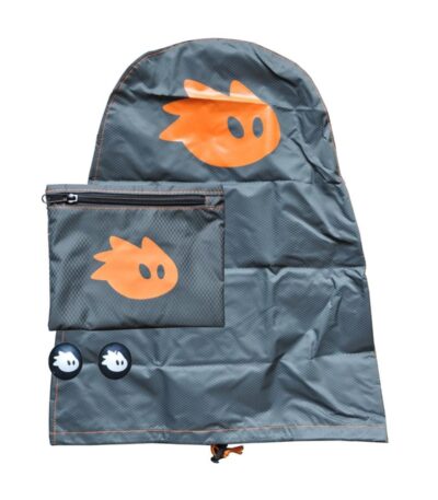 Mini RegnslagCover Grå M. Logo