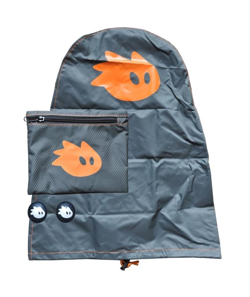 Mini RegnslagCover Grå M. Logo