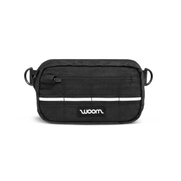 woom - AMIKO - cykeltaske til børn - sort med logo