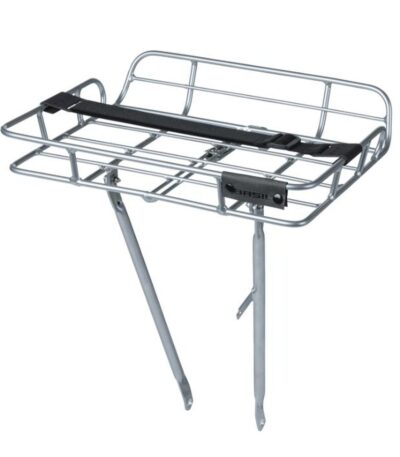 Basil - Portland - Front Carrier High - Alu/Sølv