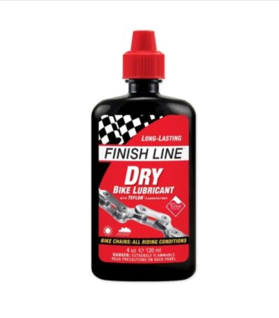 Finish Line - Dry Lube (Teflon plus) - 120ml - Flaske - Rød