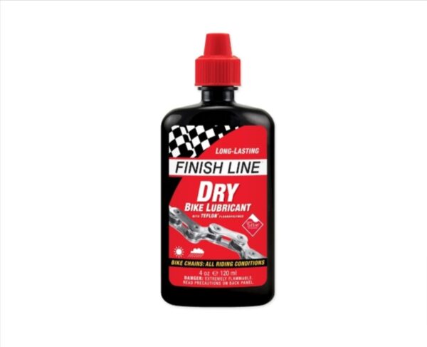 Finish Line - Dry Lube (Teflon plus) - 120ml - Flaske - Rød