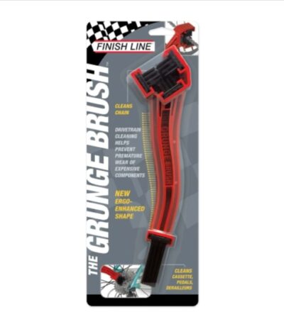 Finish Line - Grunge Brush - Rensebørste - Rød