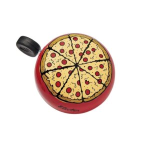 Electra - Pizza Ringer - Domed Ringer Bell - Pizza - Rød