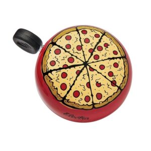 Electra - Pizza Ringer - Domed Ringer Bell - Pizza - Rød