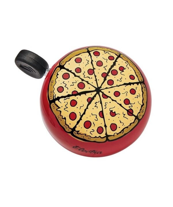 Electra - Pizza Ringer - Domed Ringer Bell - Pizza - Rød