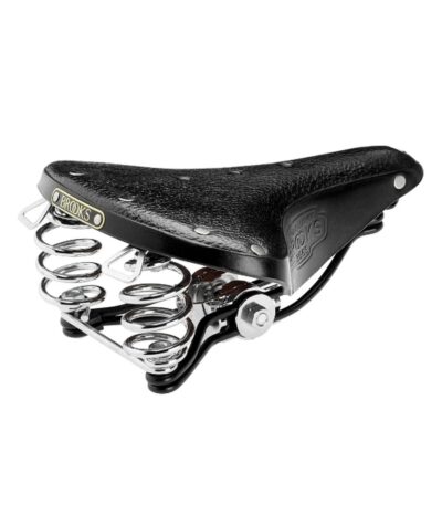 Brooks - B66S - Touring - Damesadel - Læder - Sort