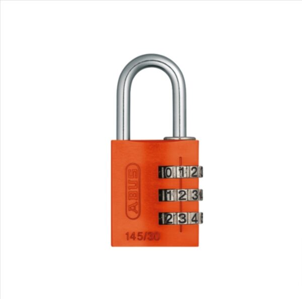 Abus - Hængelås - Kode - 3-cifret - 145/30 - Orange