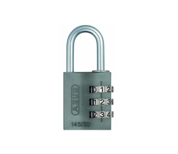 Abus - Hængelås - Kode - 3-cifret - 145/30 - Titanium Blå