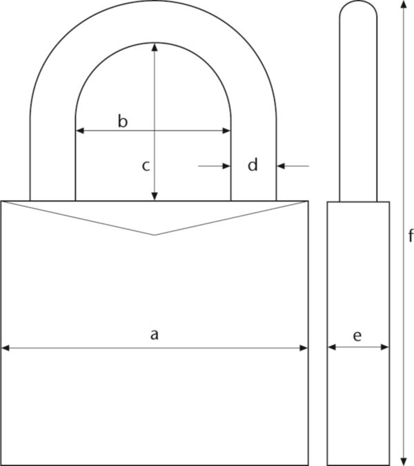 Abus - Hængelås - Kode - 4-cifret - 145/40 - Grøn