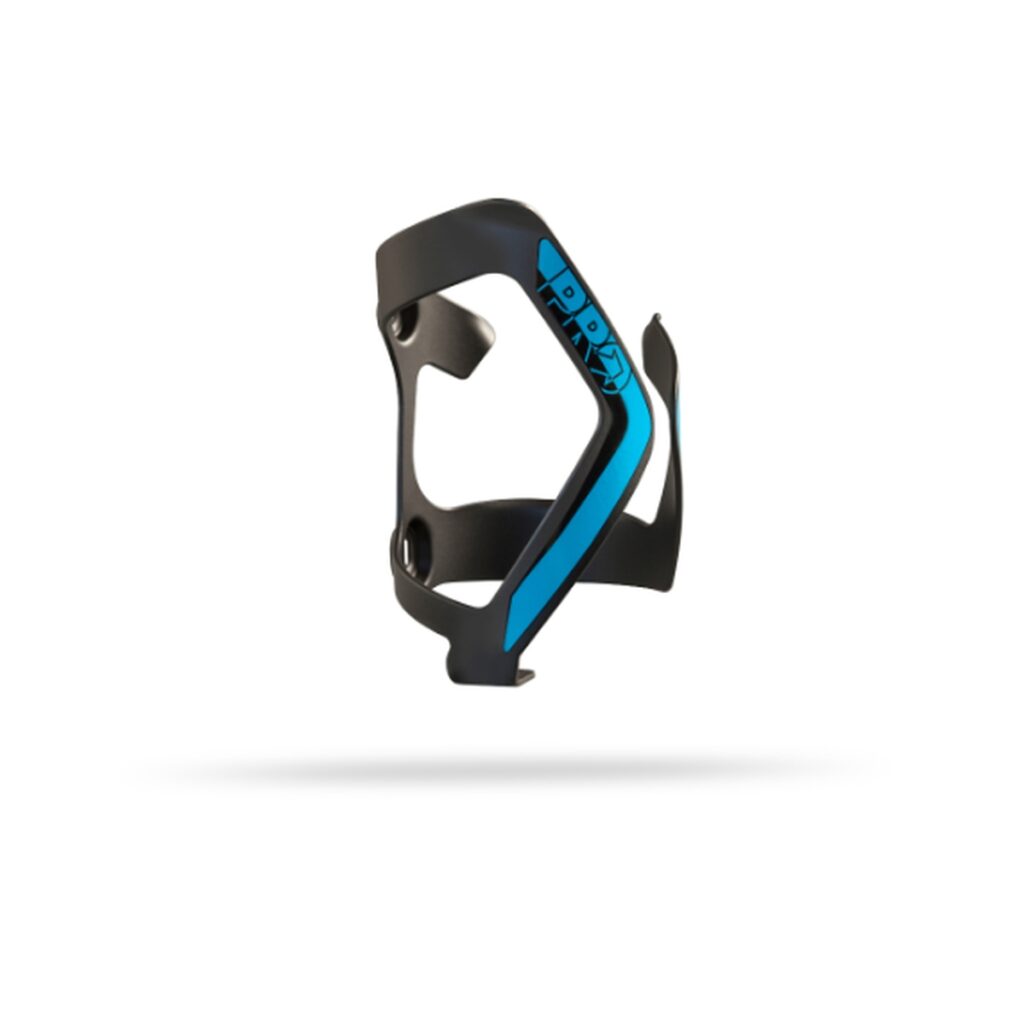 Flaskeholder - PRO - Venstre udtræk - Alu - Sort/Blå