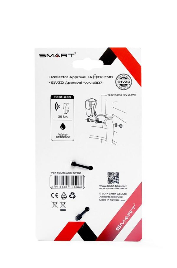 SMART - 1 Watt - LED - Fast - Dynamo - Forlygte