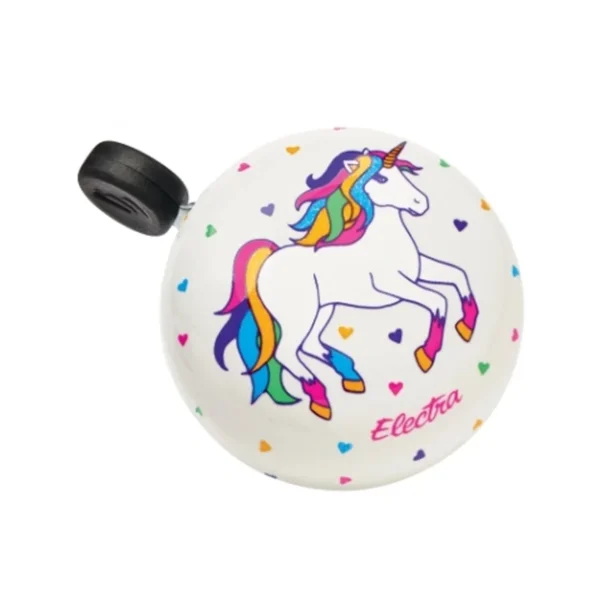 Electra – Unicorn – Domed Ringer – Bike Bell – Cykelklokke – Hvid