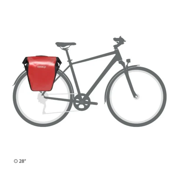 Ortlieb – Back-Roller Core – 20L – Enkelt – Rød/Sort