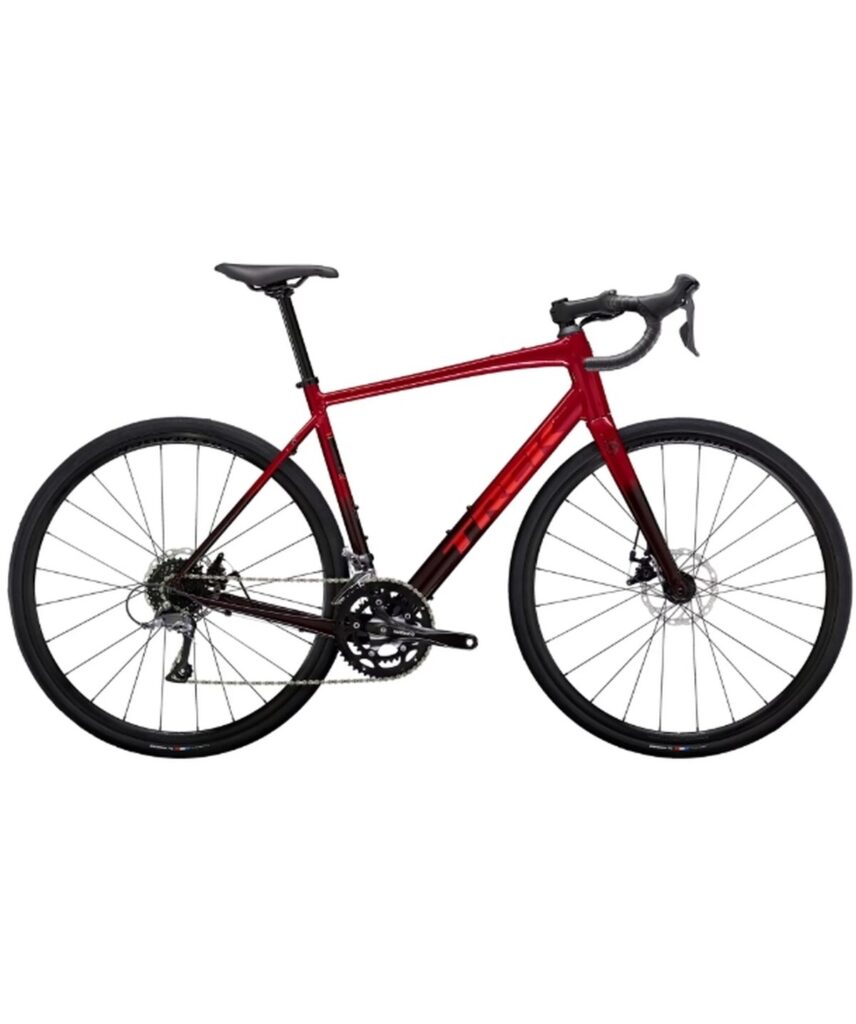 Trek - Domane AL 2 Gen 4 - Claris 16 - Crimson to Dark Carmine Fade