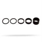 Pro - Spacere - Styrfitting - Sæt - 1 1/8" - Sort