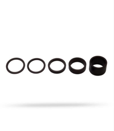 Pro - Spacere - Styrfitting - Sæt - 1 1/8" - Sort