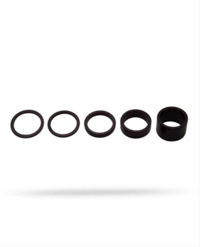 Pro - Spacere - Styrfitting - Sæt - 1 1/8" - Sort