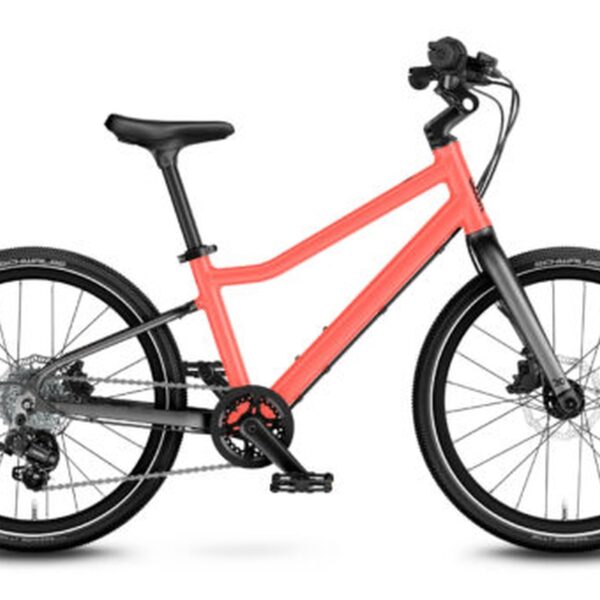 woom - Explore 4 - Shimano 7 - 20" - neon coral