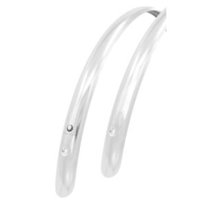 Bike Attitude – Skærmsæt – 28″ – Poleret sølv