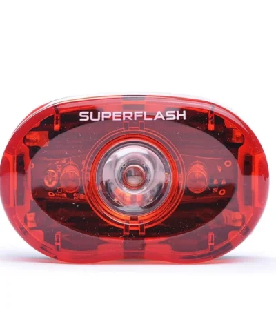 Smart – SuperFlash – Baglygte – Sort/Rød