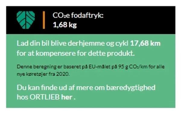 Ortlieb – Fuel-Pack  – Toprørspose – 1 L – Dark Sand