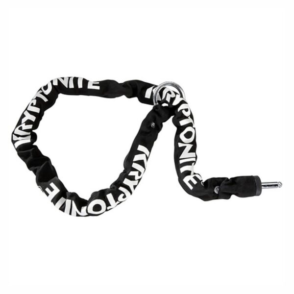 Kryptonit – Plug-in kæde – Sort/Hvid - 9,5 mm x 120 cm