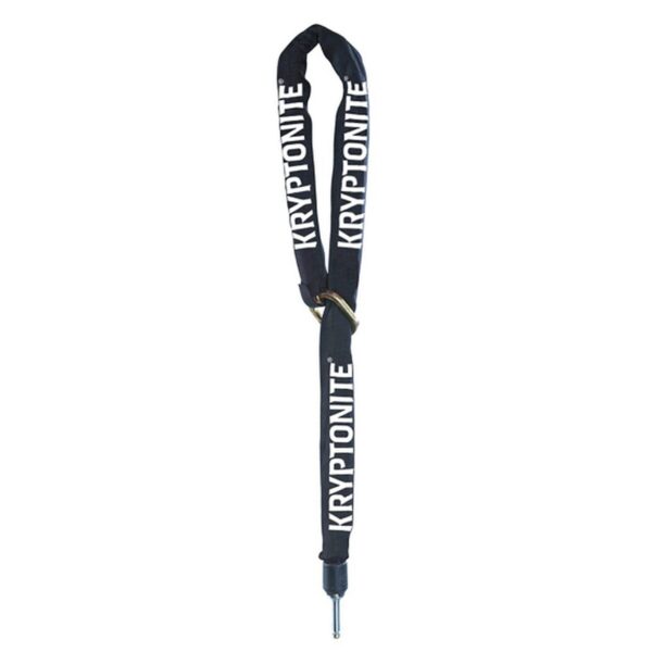 Kryptonit – Plug-in kæde – Sort/Hvid - 6 mm x 150 cm 