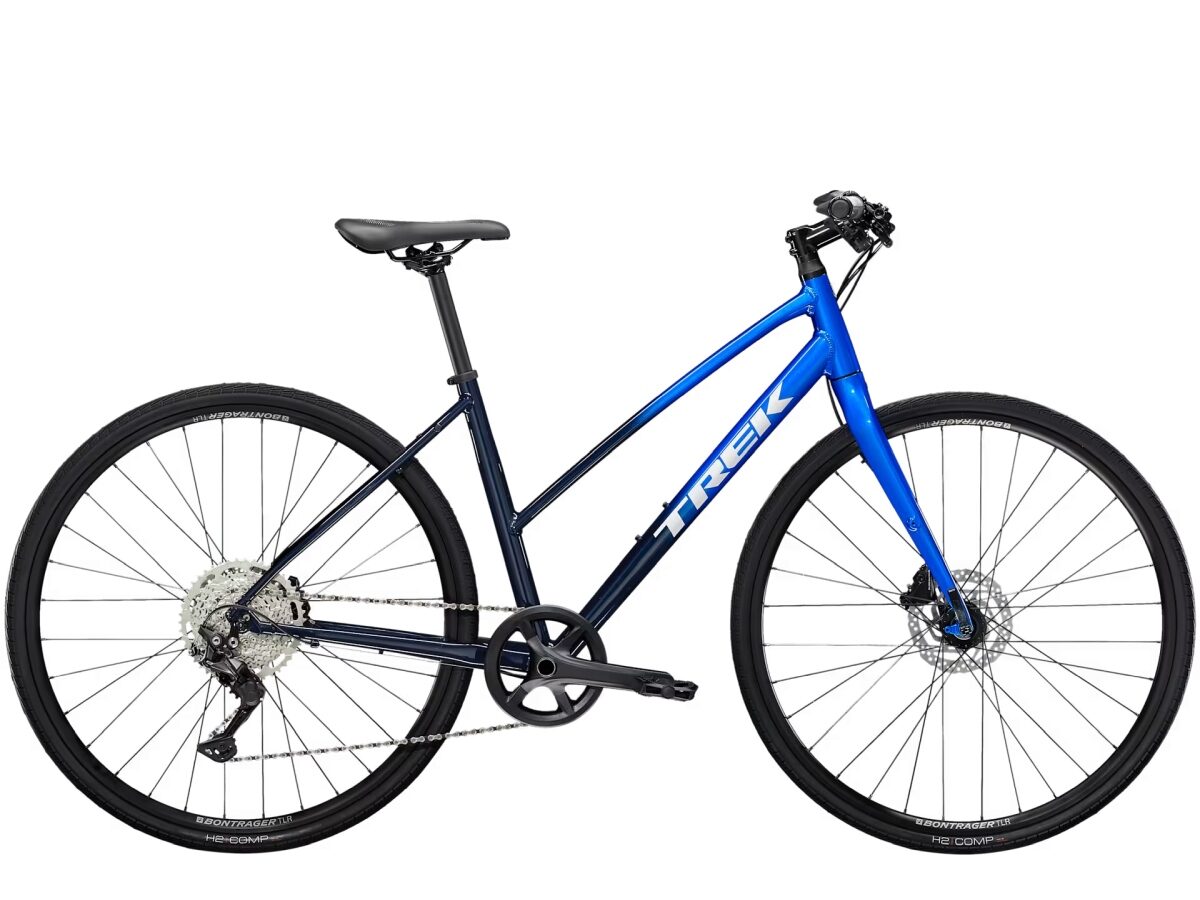 Trek – FX 3 Disc Stagger – Deore 1×10 – Alpine Blue to Deep Dark Blue Fade