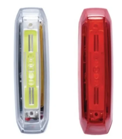 Abus – Lyra – Lygtesæt – 80 Lumen | 35 Lumen – Genopladelig