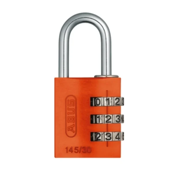 Abus – Hængelås – Kode – 3-cifret – 145/30 - Orange