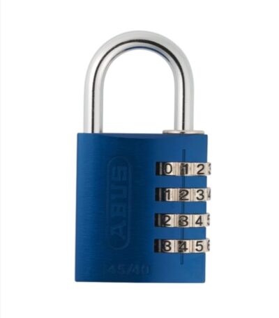 Abus – Hængelås – Kode – 4-cifret – 145/40 - Blå
