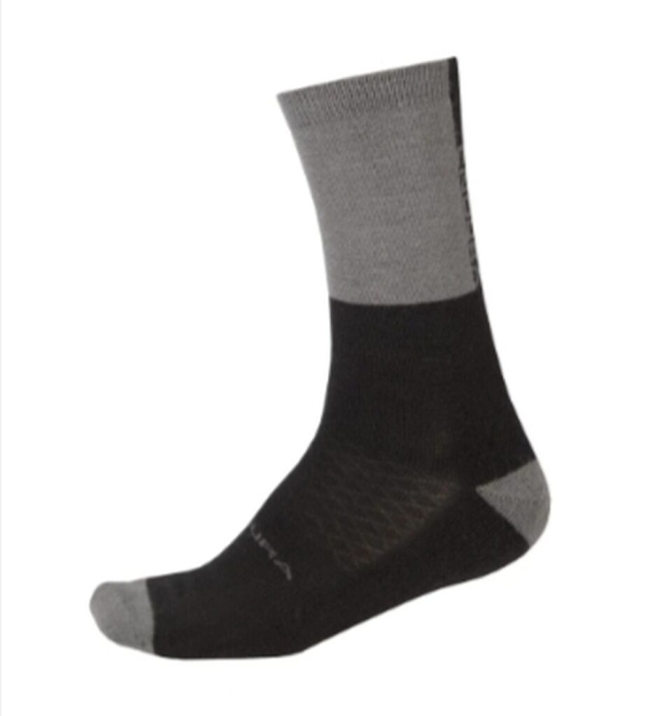 Endura – BaaBaa Merino – Winter Sock – Cykelstrømper – Unisex – Sort