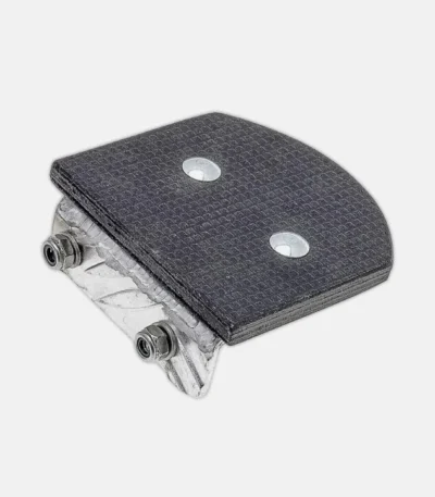 CS - Fodtrin - Træ - Alu - Sort