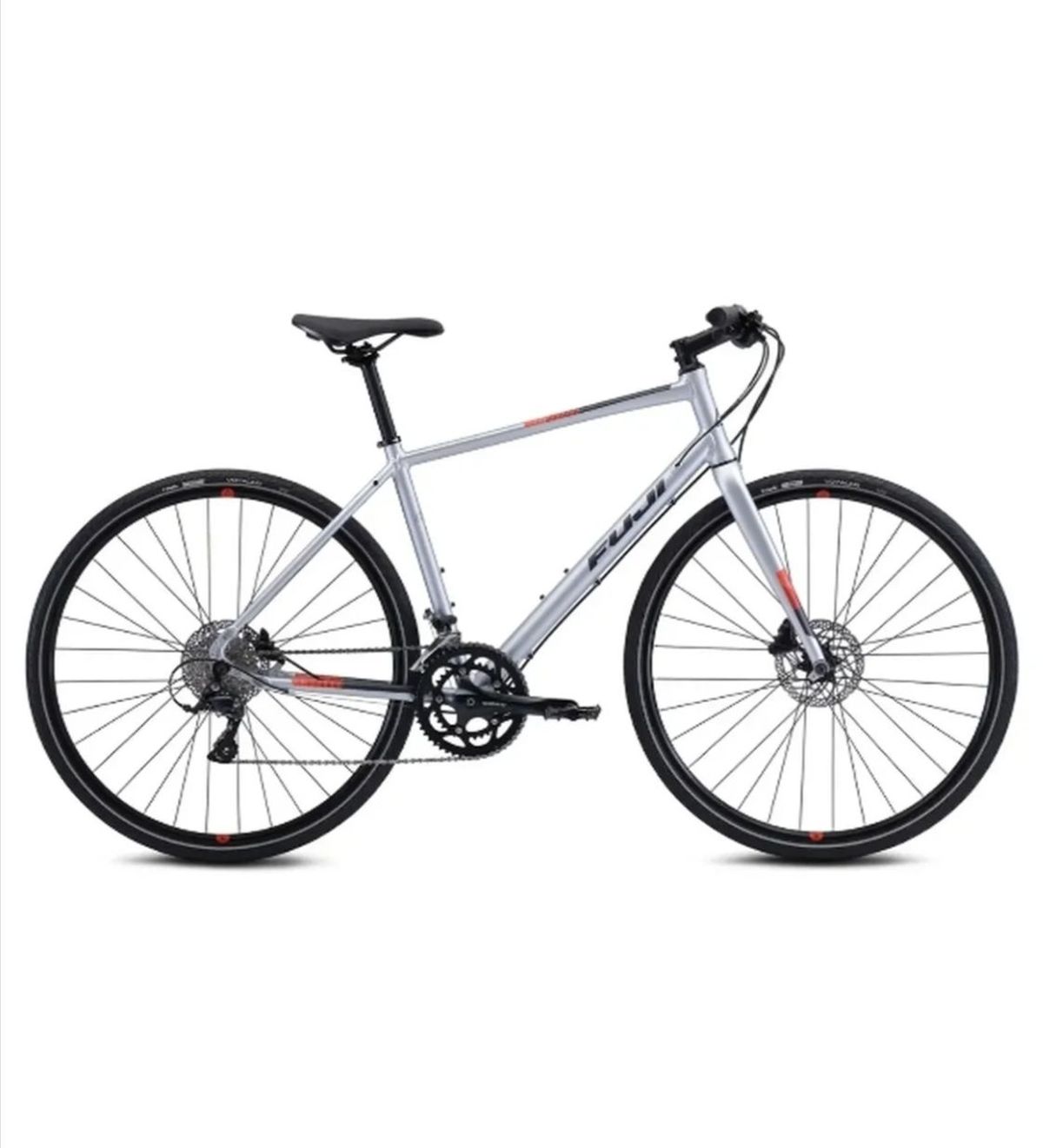 Fuji – Absolute 1.3 – Shimano Sora 2×9-speed – H – Satin Sølv Fuji – Absolute 1.3 – Shimano Sora 2×9-speed – H – Satin Sølv