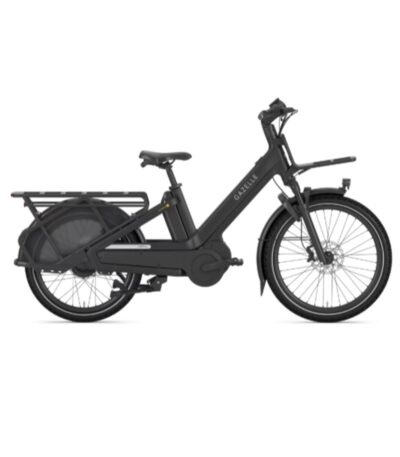 Gazelle – Cabby C380 – Envilo Trinløst – L - Black