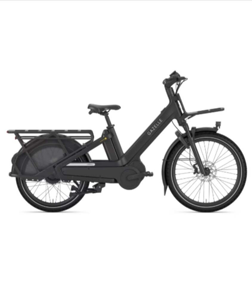 Gazelle – Cabby C380 – Envilo Trinløst – L - Black