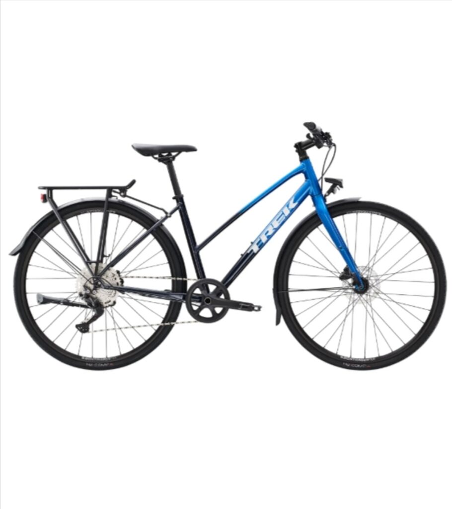 Trek – FX 3 Disc Equipped – Stagger – Deore 1×10 – Alpine Blue to Deep Dark Blue Fade