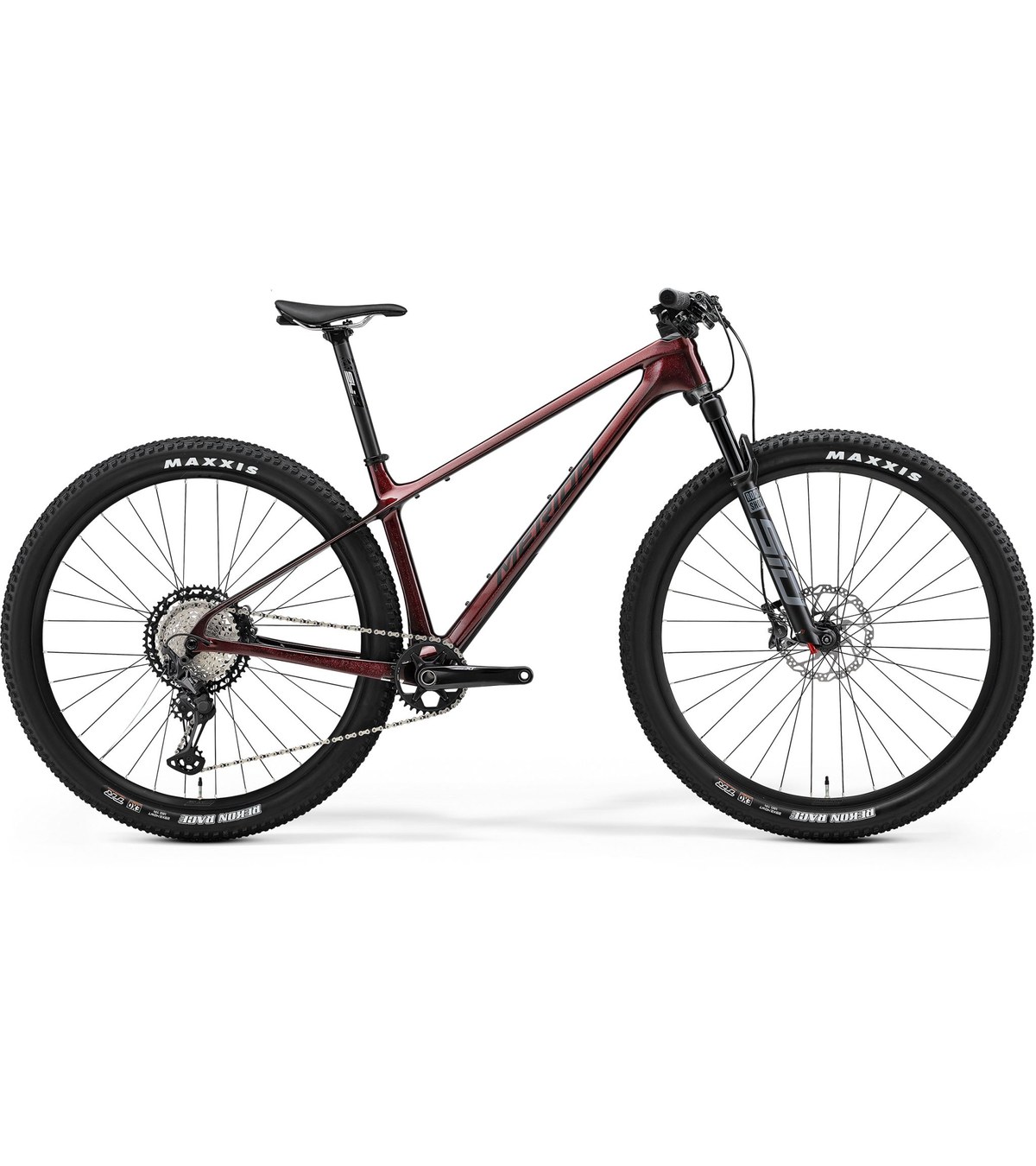 Merida Big Nine XT Burgundy Red/Black/Silver Merida Big Nine XT Burgundy Red/Black/Silver - Billede 1