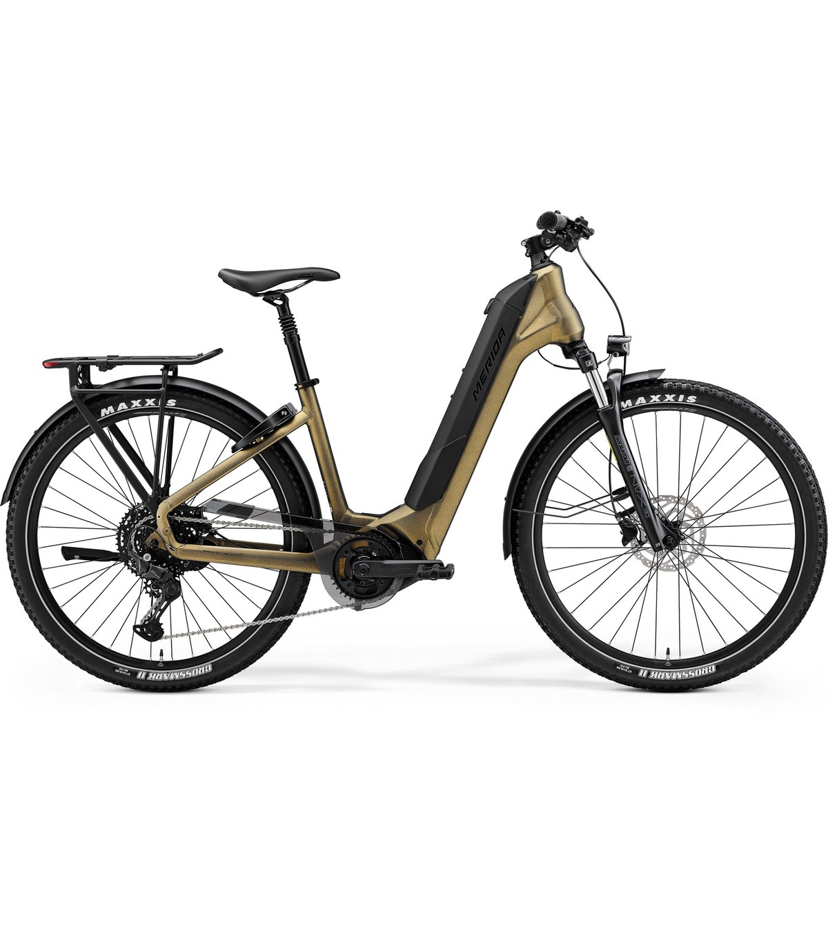 Merida eSpresso CC 575 Matt Sparkling Gold/Black 2024 Merida eSpresso CC 575 Matt Sparkling Gold/Black 2024 - Billede 1