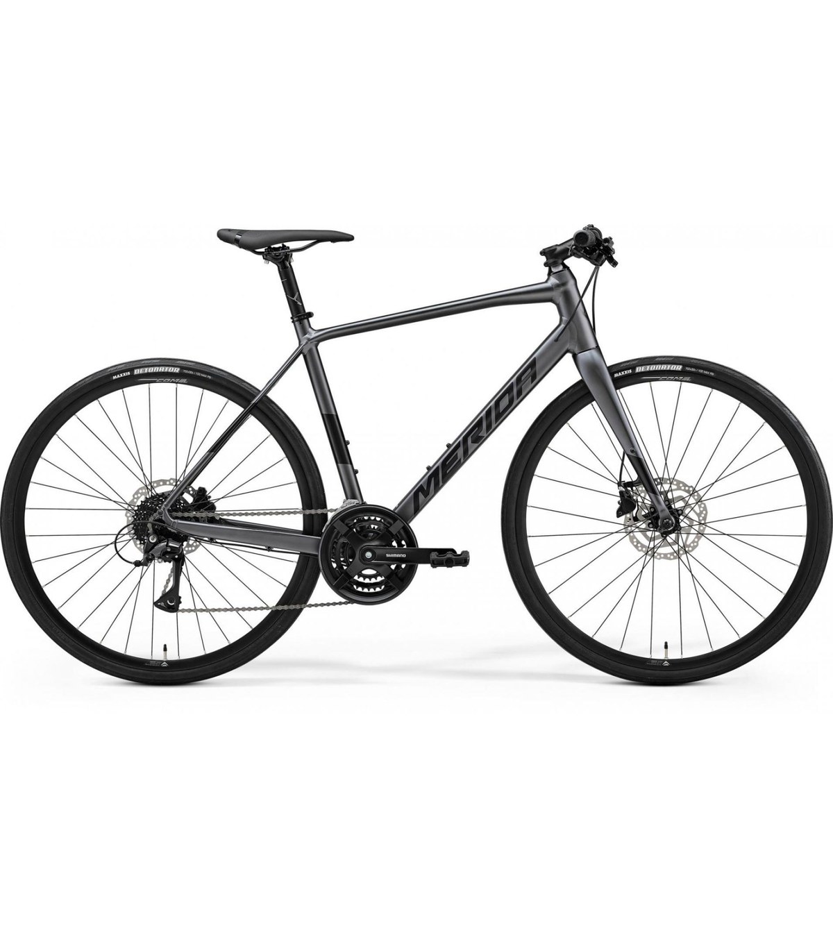 Merida Speeder 100 Silk Dark Silver/Black Merida Speeder 100 Silk Dark Silver/Black - Billede 1