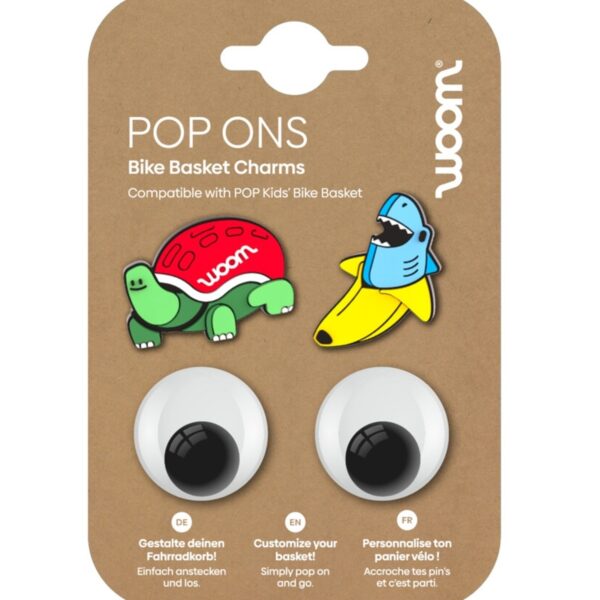 woom - POP ONS Pins - Cykelkurv - Tropical Fun