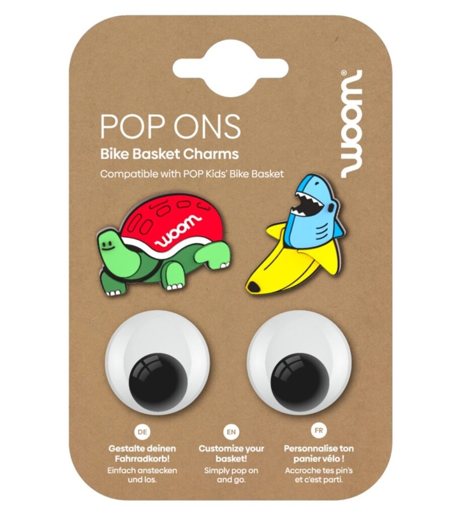 woom - POP ONS Pins - Cykelkurv - Tropical Fun